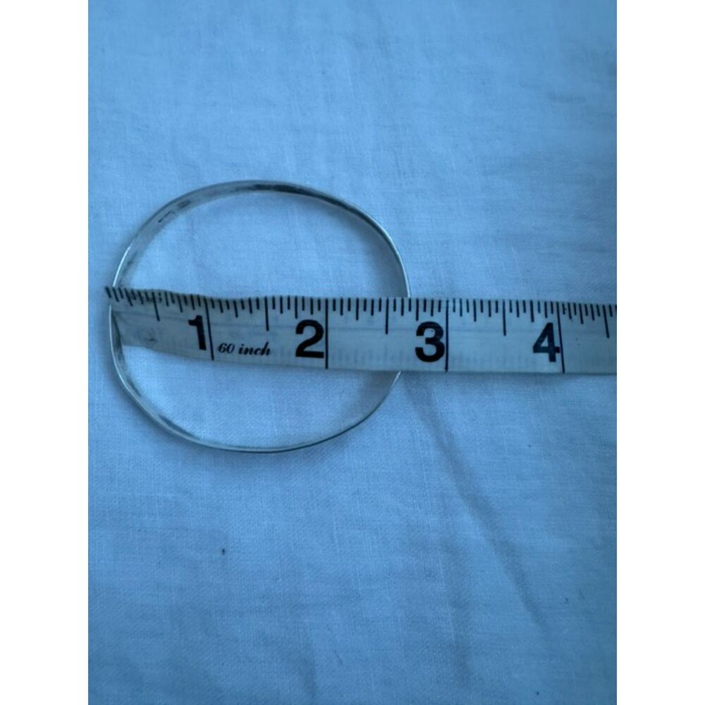 Vintage Sterling Silver Danecraft bangle bracelet. - Picture 4 of 6
